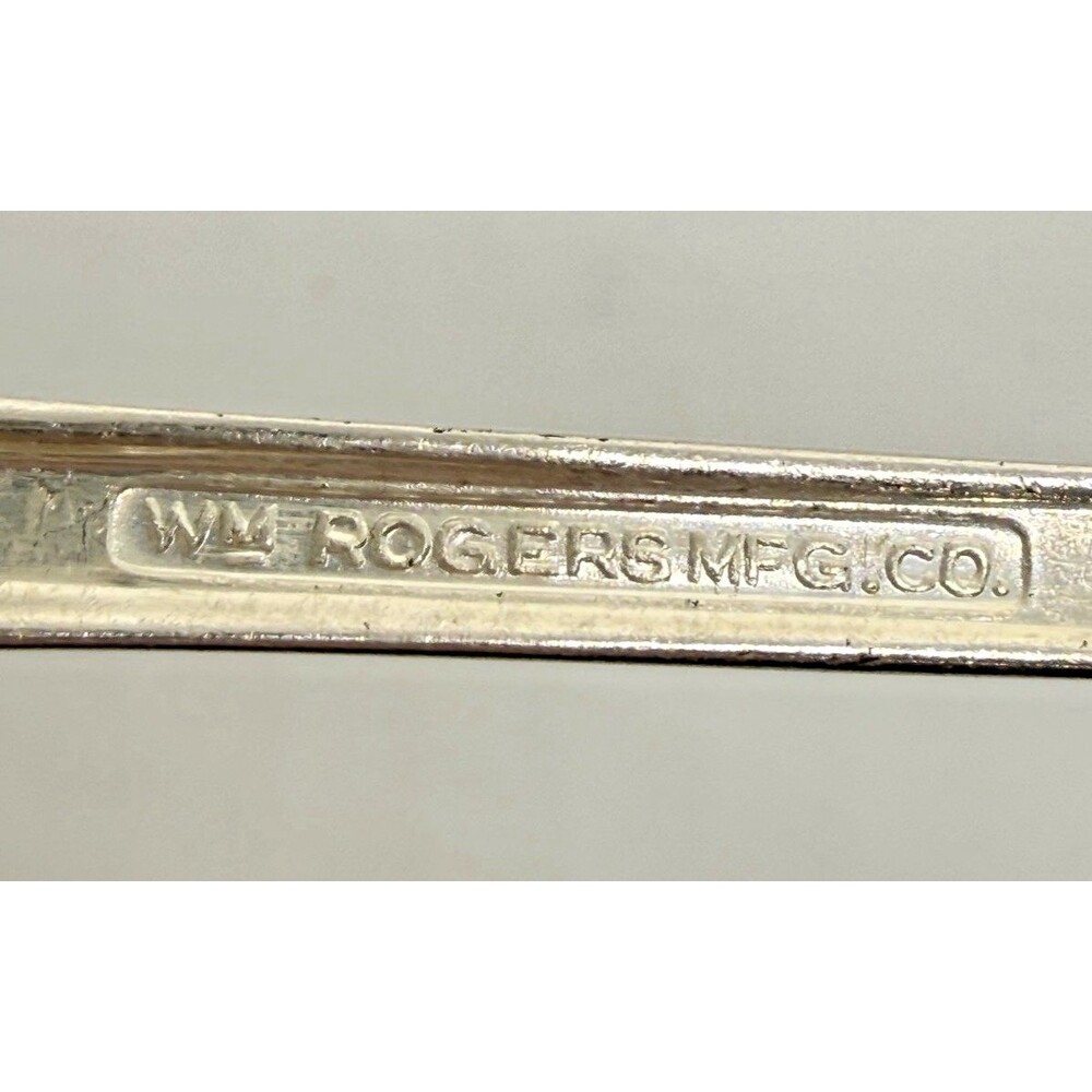 Wm Rogers Avalon Cabin Silverplate Flatware Set 4pc Knife Fork Spoon 1940s - Picture 5 of 16